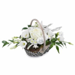 Sparkling Snow Flower Basket