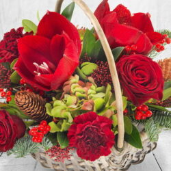 Festive Flower Basket