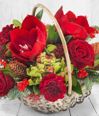 Festive Flower Basket
