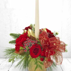 North Pole Candle Arrangement