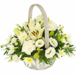 In Our Thoughts Flower Basket
