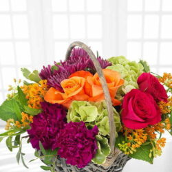 Pumpkin Patch Floral Basket
