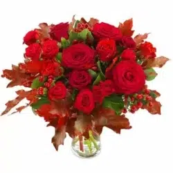 Mothers Day Bouquet 13 Carmine Flower Bouquet