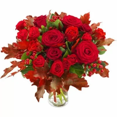 Carmine Flower Bouquet
