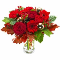 Ruby Sparkle Flower Bouquet