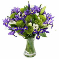 Blue Spring Flower Arrangement