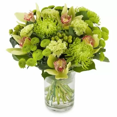 Emerald Green Flower Bouquet