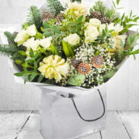 Snowy Forest Flower Bouquet