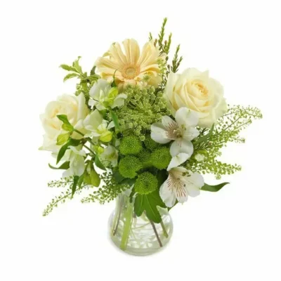 Vintage Cream Flower Bouquet