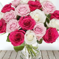 Pink Lace Flower Bouquet