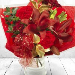 Cranberry Sauce Flower Bouquet