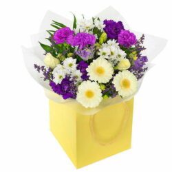 Vintage Purples Flower Bouquet