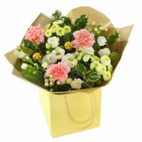 Festive Blush Flower Bouquet