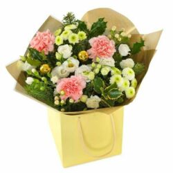 Festive Blush Flower Bouquet