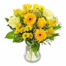 Golden Sunshine Flower Bouquet