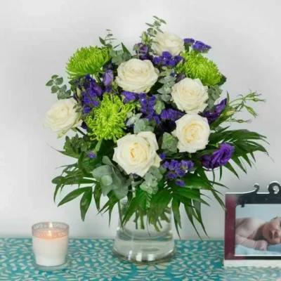 Lilac and Limes Flower Bouquet
