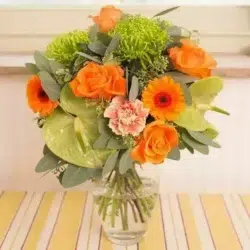 Mothers Day Bouquet 68 Orange Crush Flower Bouquet