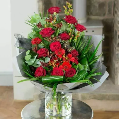 Crimson Blush Flower Bouquet