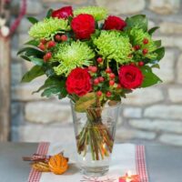 Merry Christmas Flower Bouquet