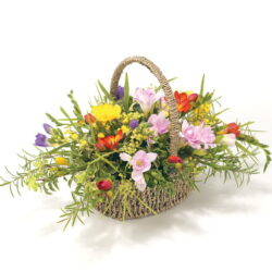 Mixed Freesia Basket