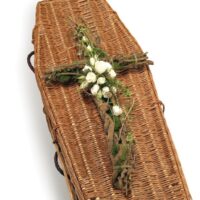 Contemporary Cross Funeral Tribute