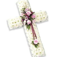 Small Cross Coffin Topper