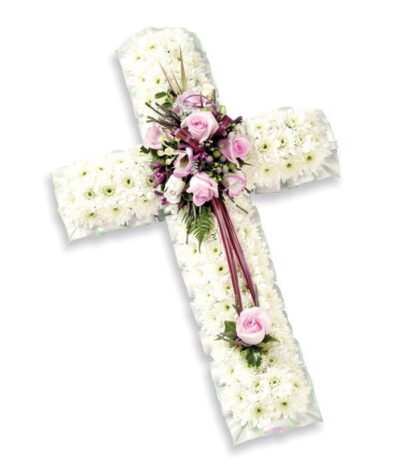 Small Cross Coffin Topper