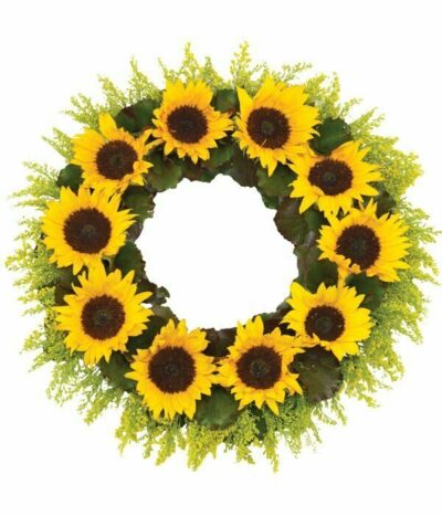Sunflower Wreath Tribute