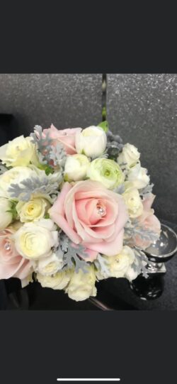 Wedding Flower Design 6 Luxurious wedding flower arrangement with premium seasonal blooms and greenery, designed for an elegant and romantic celebration.