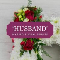 Massed Husband Tribute Lettering