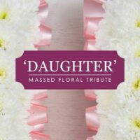 Massed Daughter Tribute Lettering
