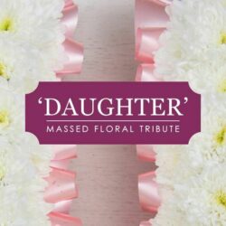 Massed Daughter Tribute Lettering