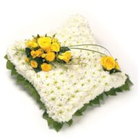 Classic White Cushion Tribute