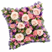 Pink and Mauve Cushion Tribute