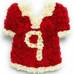 Football Shirt Flower Tribute