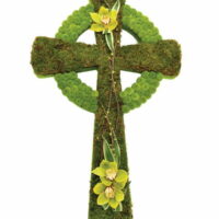 Celtic Cross Flower Tribute