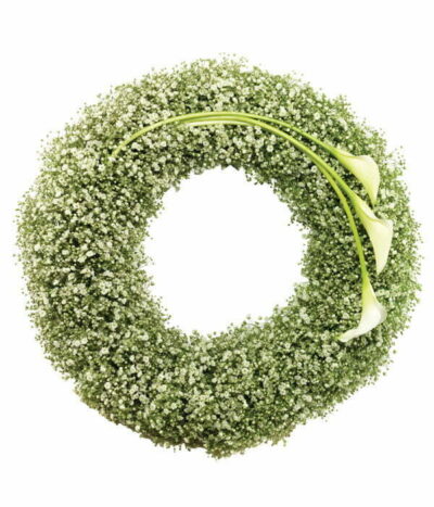 Calla Lily Flower Wreath