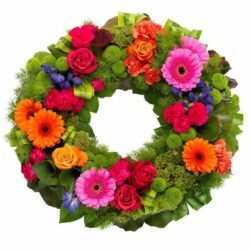 Vibrant Wreath Tribute