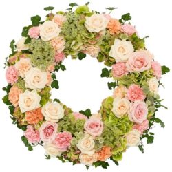 Peach & Pink Wreath