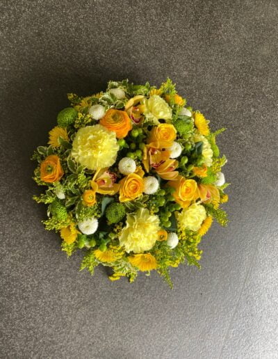 Yellow Posy Funeral Tribute