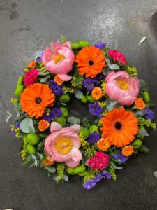 Vibrant Posy Funeral Tribute