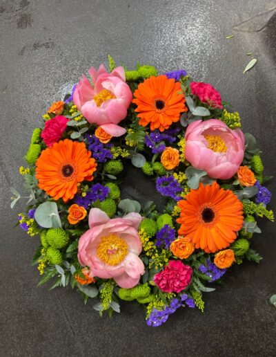 Vibrant Posy Funeral Tribute