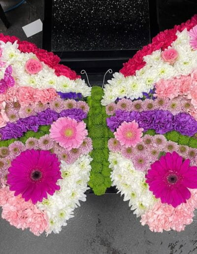 A Butterfly Made Of Flowers